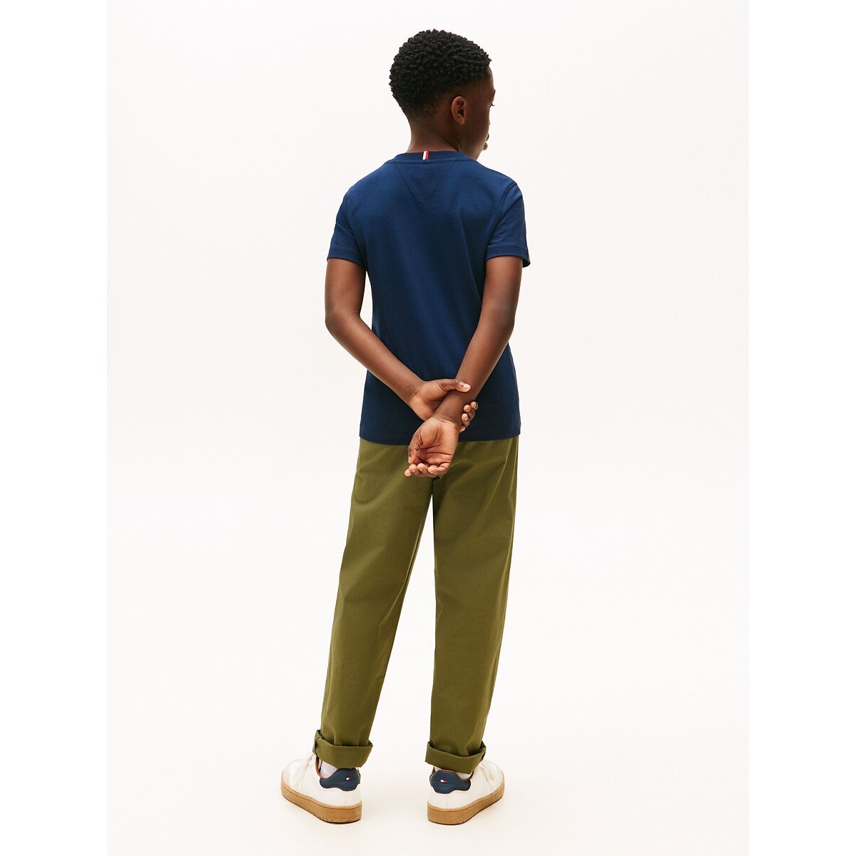 T-shirt manches courtes bleu marine, TOMMY HILFIGER