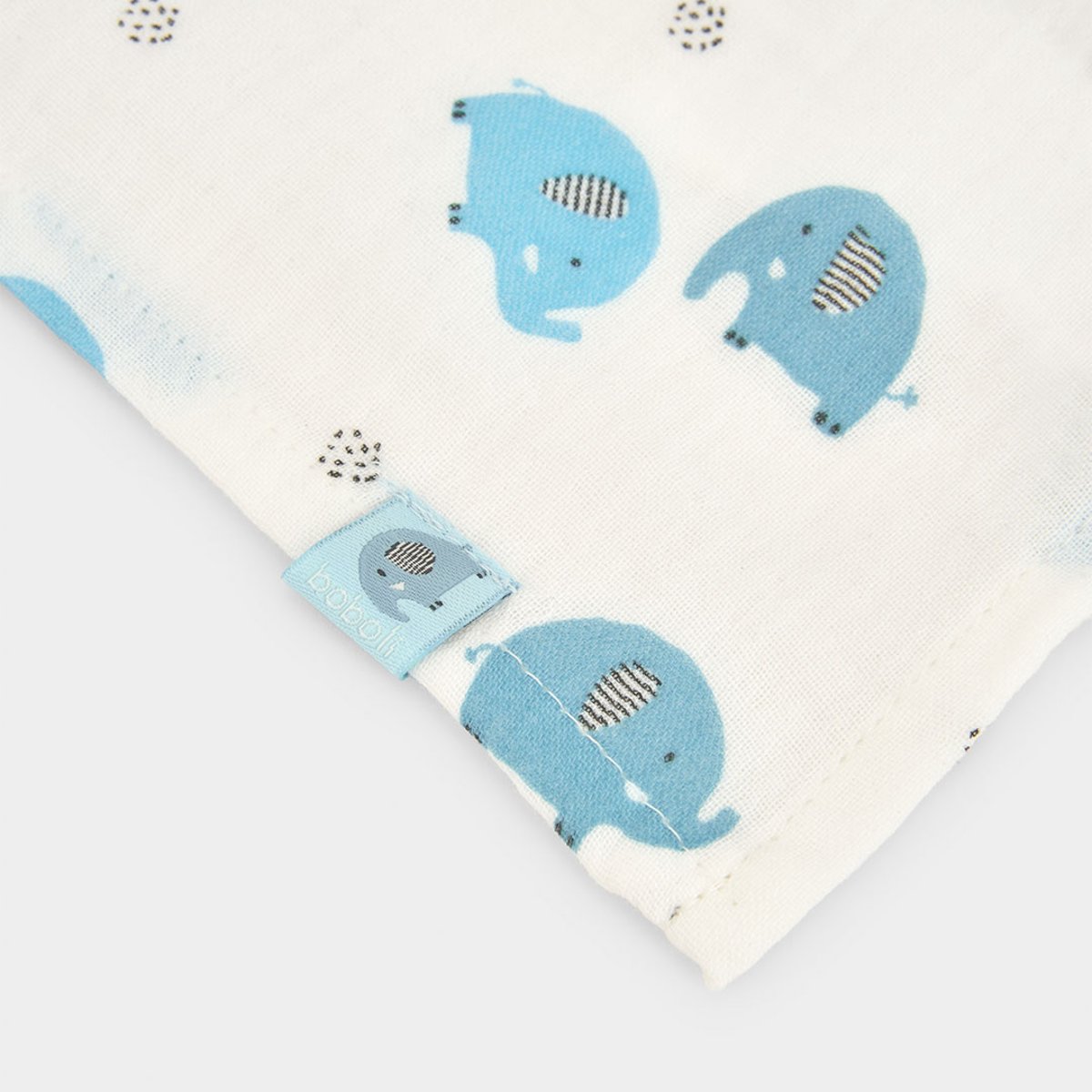 Couverture en coton imprimé pour bébé multicolore, BOBOLI