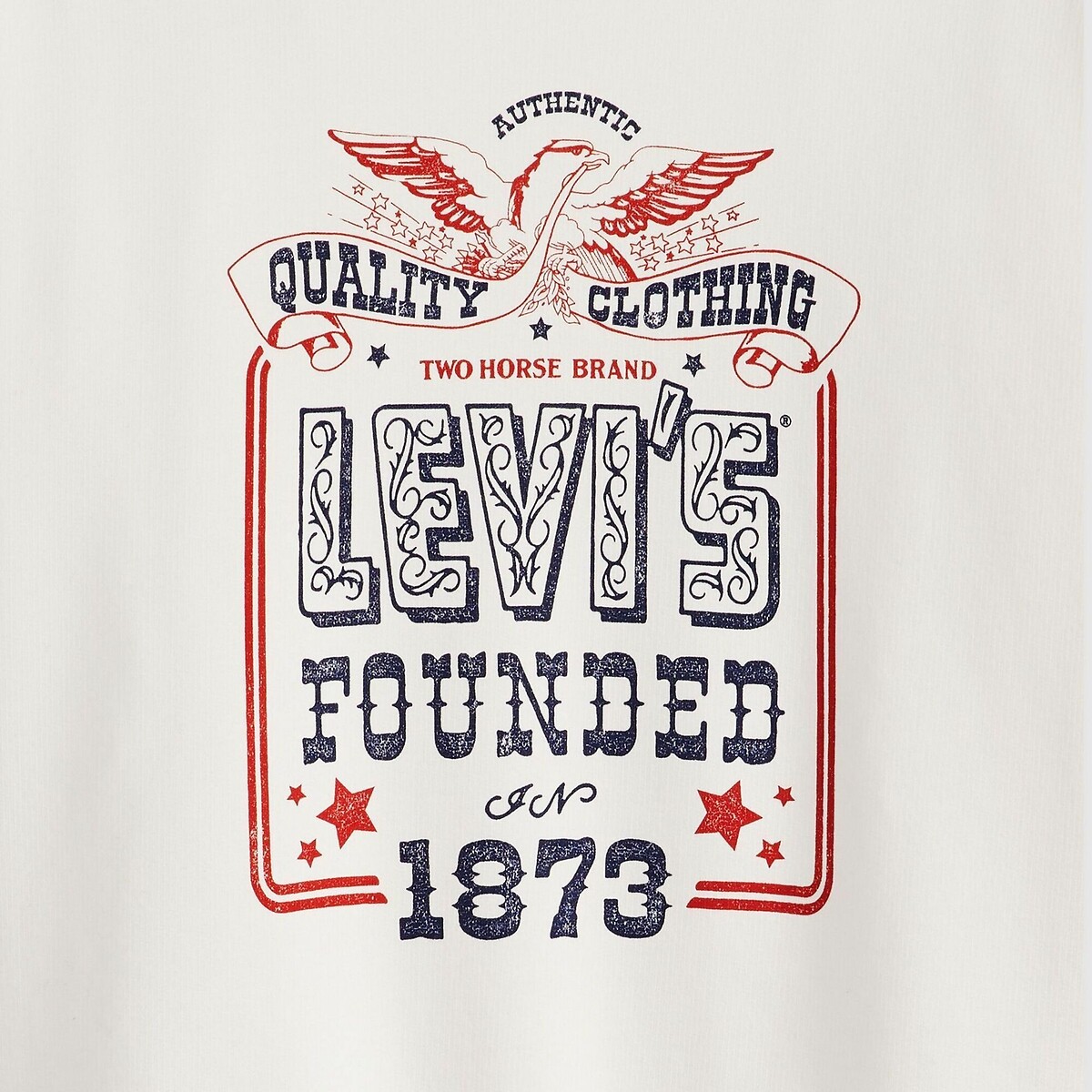 Crew Neck Sweatshirt Print off-white, LEVI'S