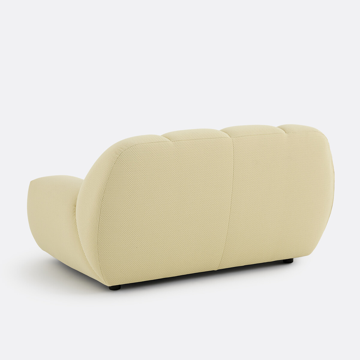 XL-Sessel, gesteppter Stoff, NURIA gelb, LA REDOUTE INTERIEURS