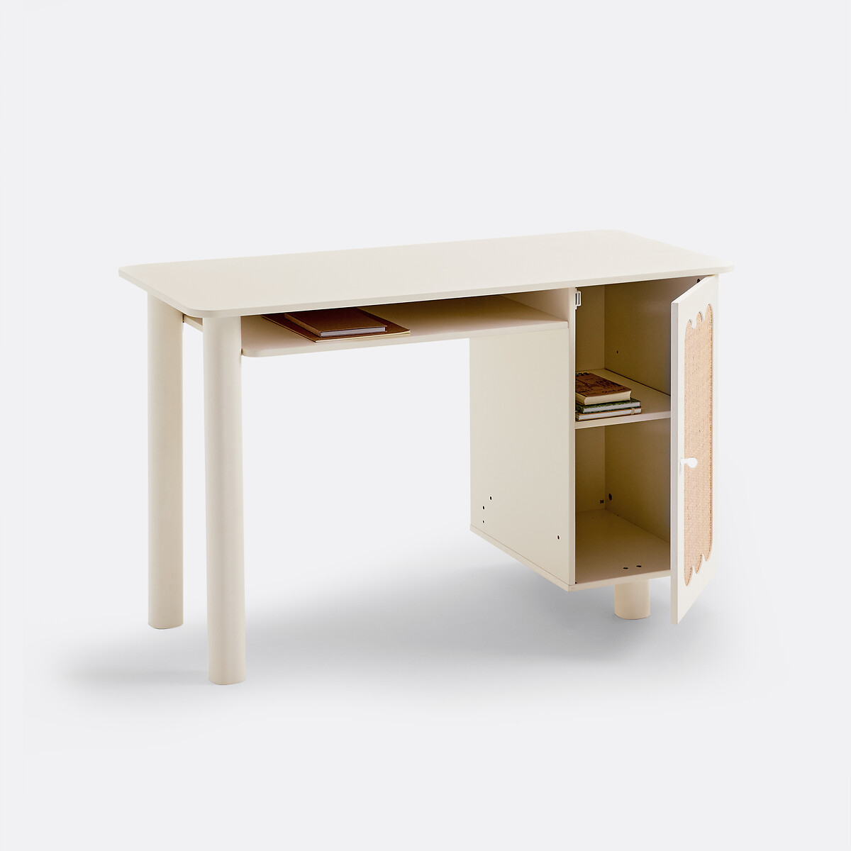 Bureau enfant rotin, PTILU ecru, LA REDOUTE INTERIEURS