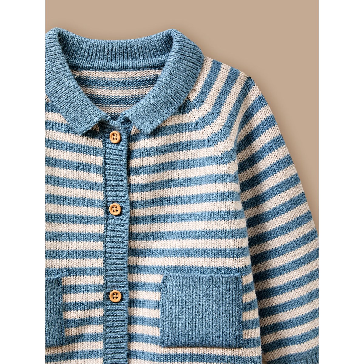 Ensemble en tricot rayé orage, CYRILLUS