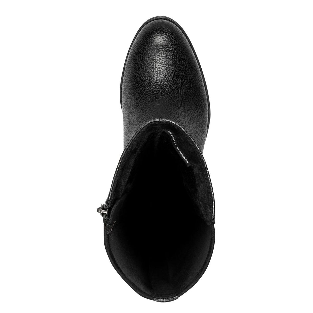 Bottes talon bloc noir combiné, MARCO TOZZI