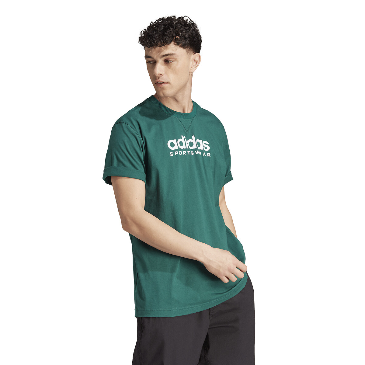 T-shirt manches courtes All SZN vert, ADIDAS SPORTSWEAR