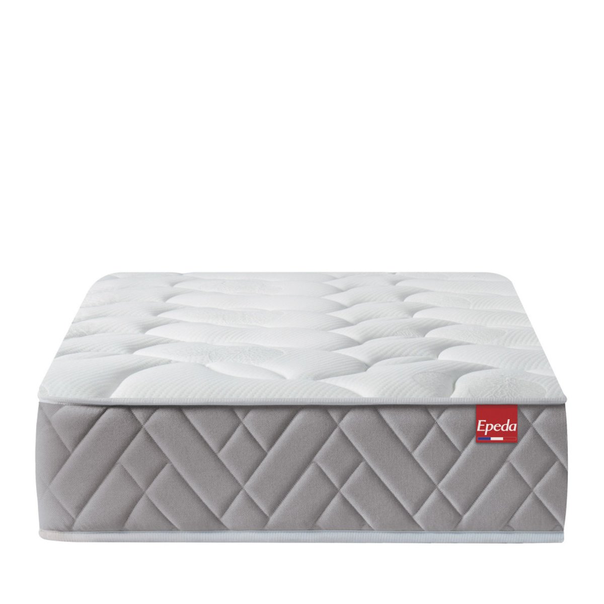 Matelas à ressorts, accueil équilibré- MUSE 3 blanc, EPEDA