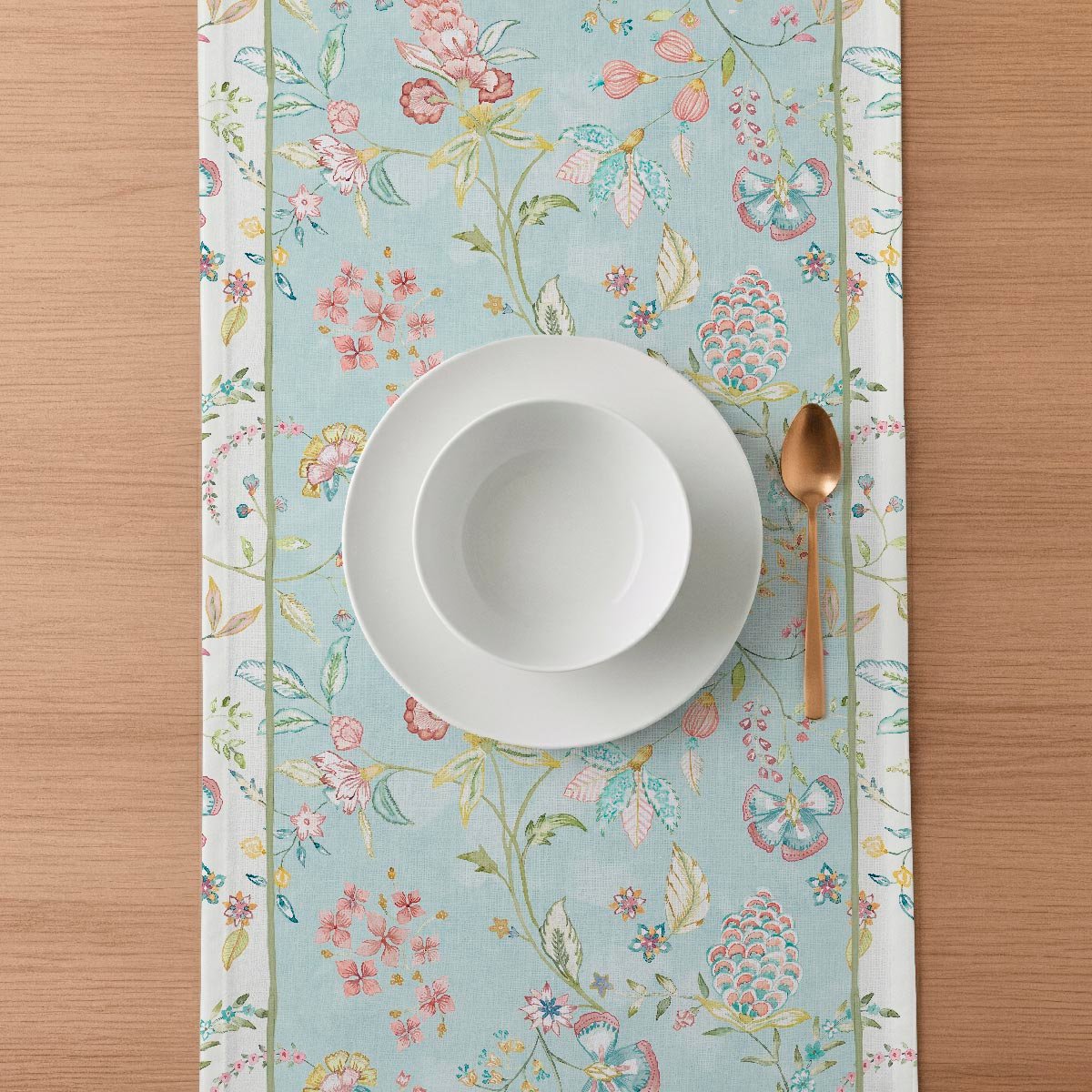 Chemin de table en coton Kilim multicolor, NAF NAF HOME