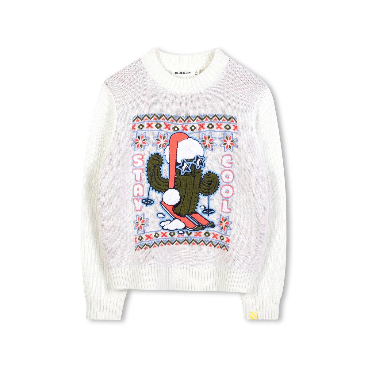 Pull de Noël tricoté rice, BILLIEBLUSH