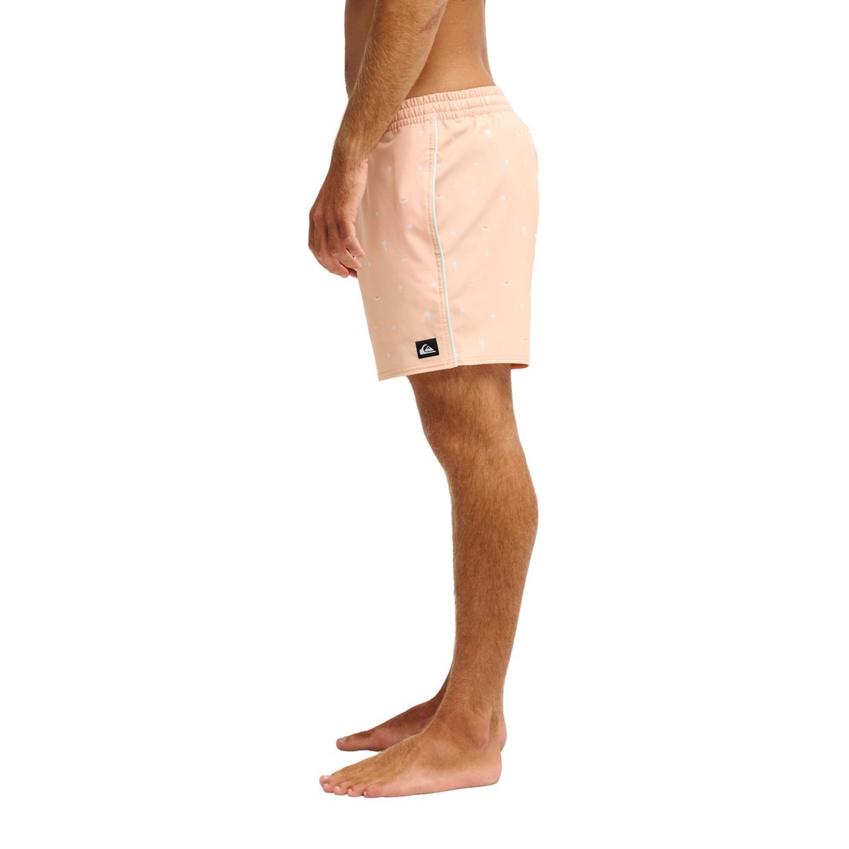 Short de bain STRETCH PRINTED VOLLEY 16 bleu strerling blue beach daze, QUIKSILVER