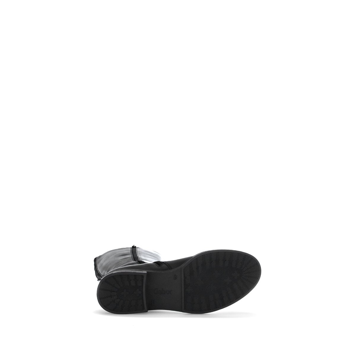 Bottes en cuir lisse à talon décroché noir, GABOR