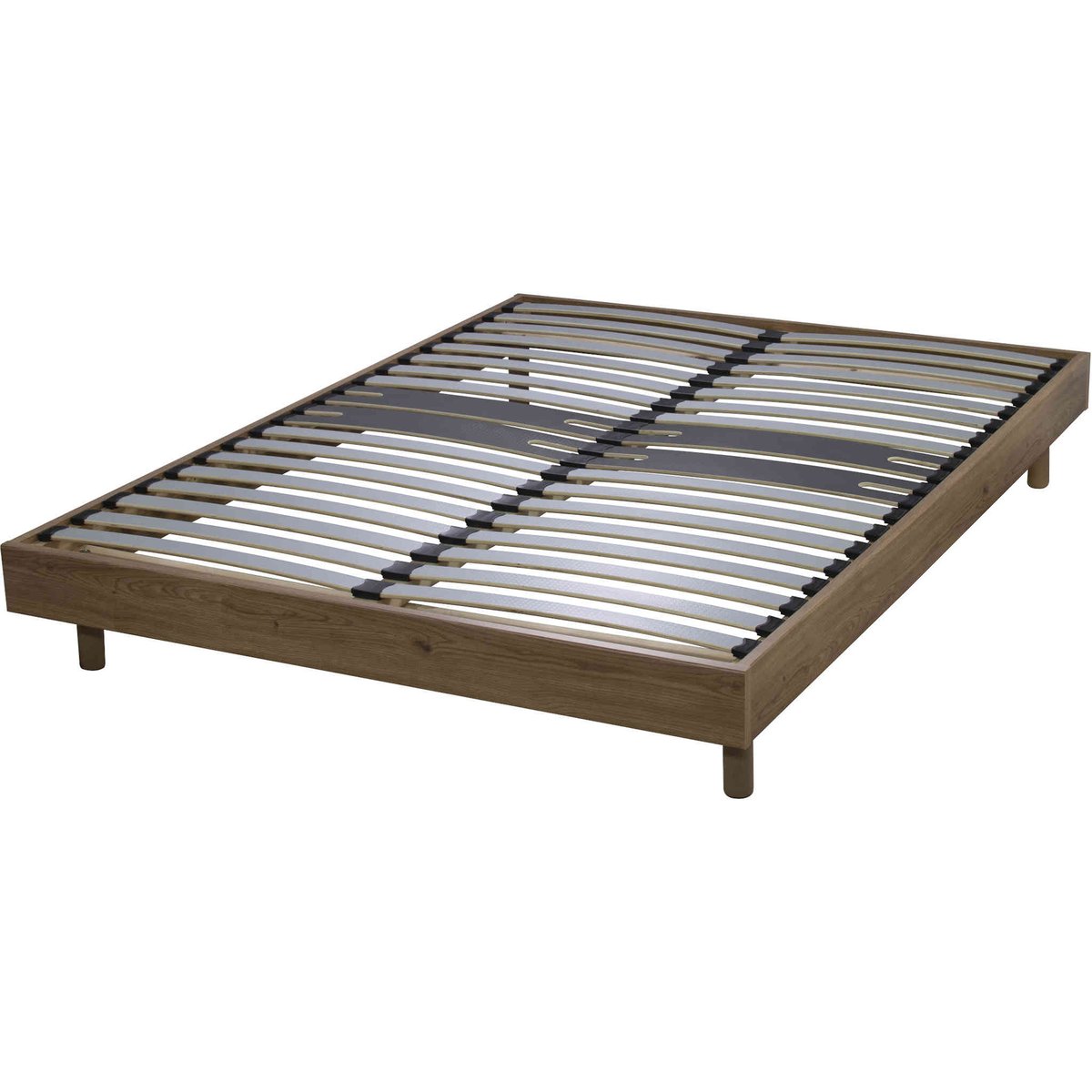 Sommier kit déco zone lombaire renforcée bois clair, TERRE DE NUIT