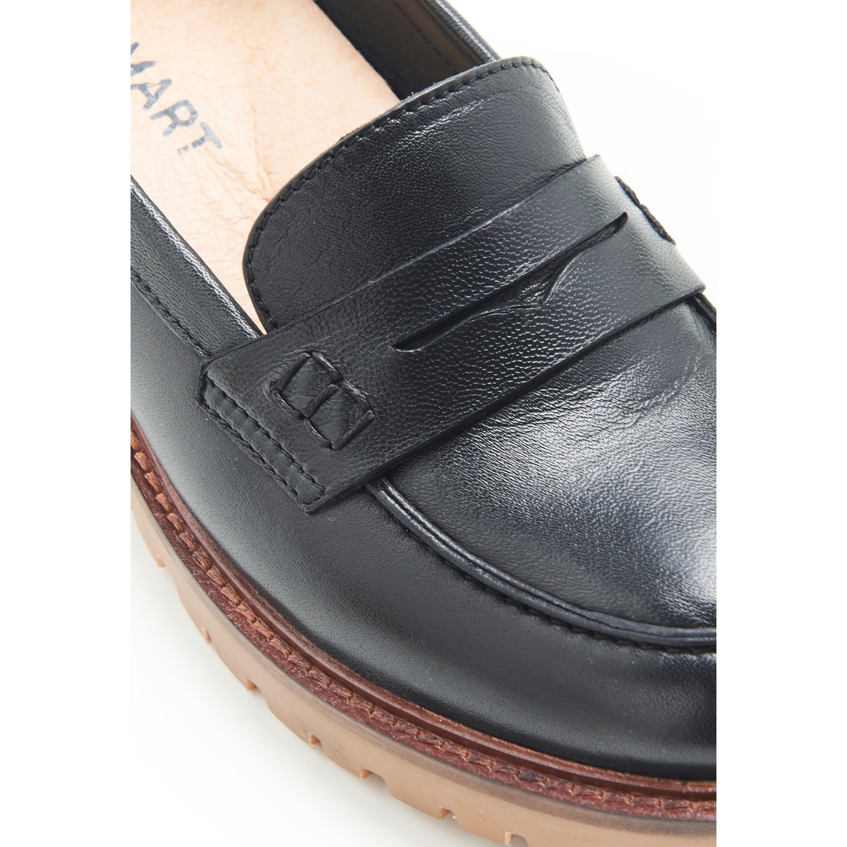 Mocassins crantés Amortyl noir, DAMART