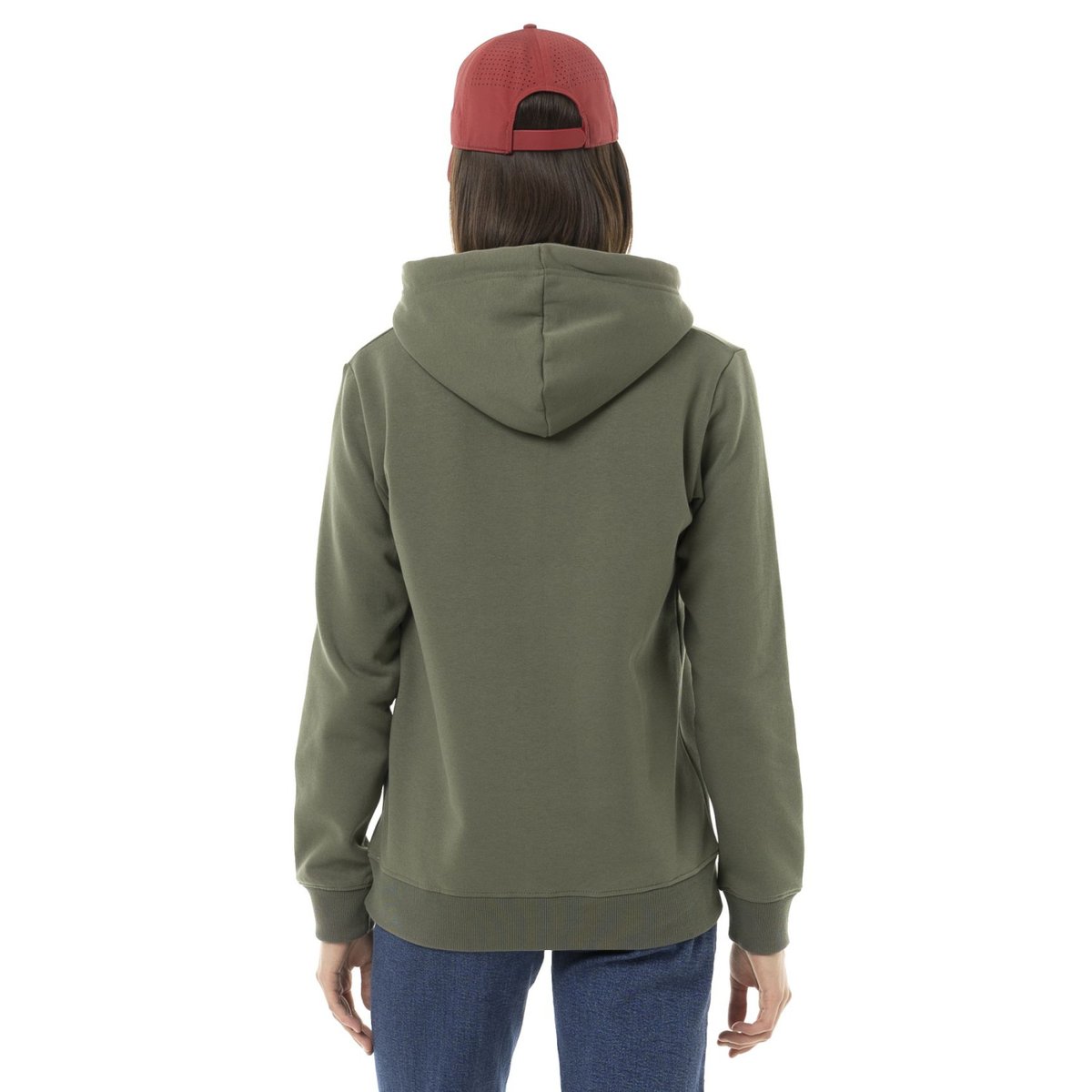 Sweat à Capuche LOGO kaki/rouge/blanc, VON DUTCH