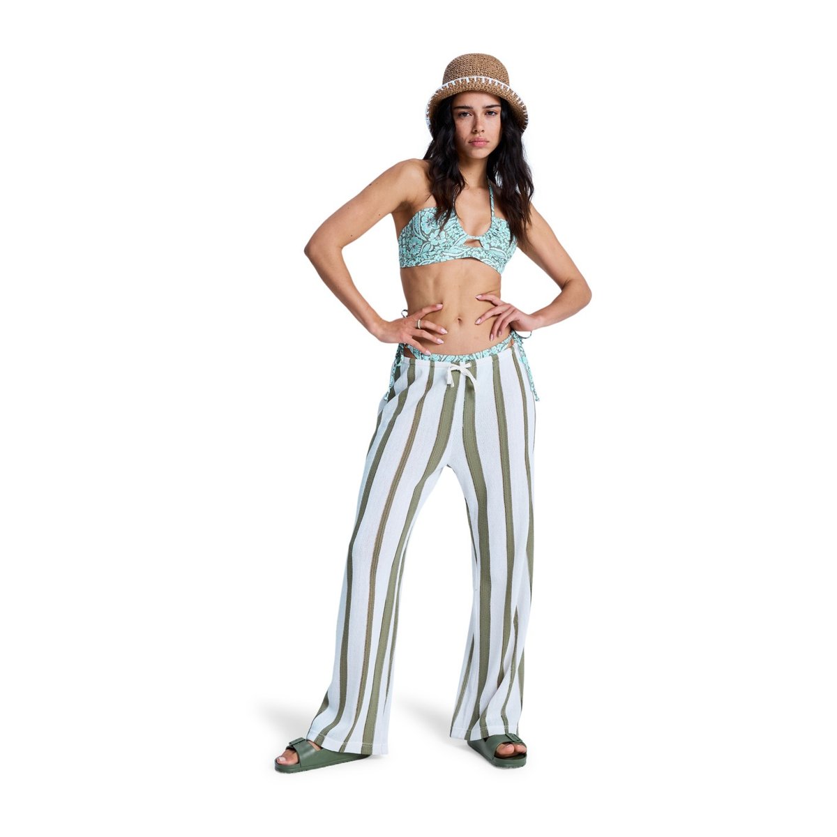 Pantalon léger NALU SUNSET. vert oil green, ROXY