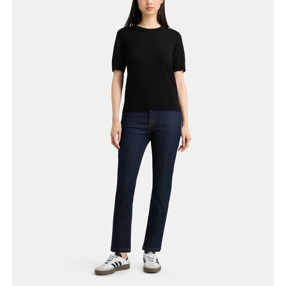 Pull droit court nya mc noir, GALERIES LAFAYETTE