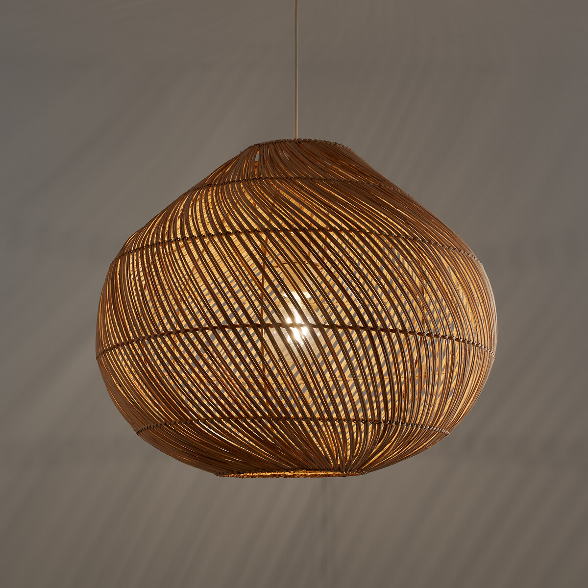 Dankia 55cm Diamater Rattan Ceiling Light natural, LA REDOUTE INTERIEURS