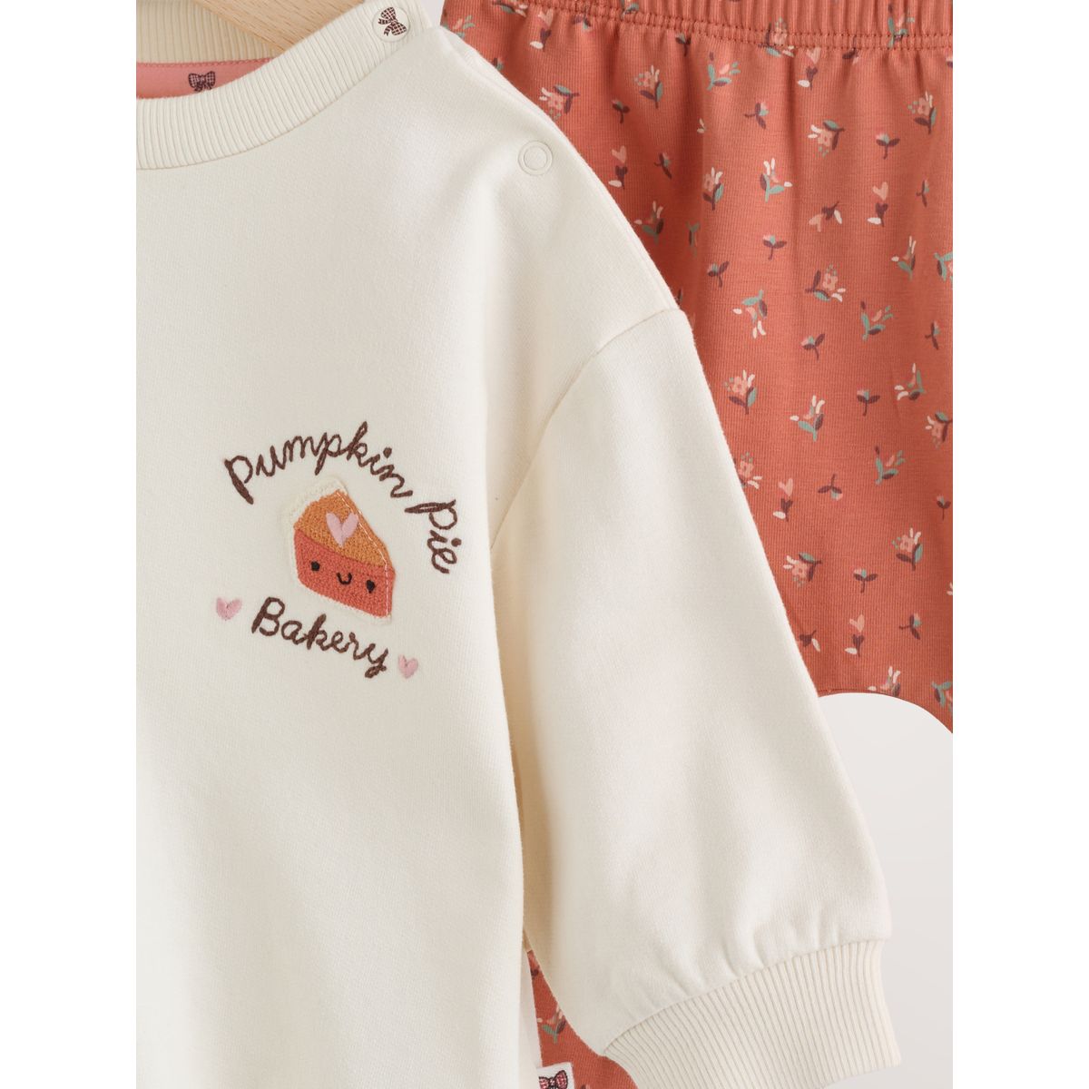 Ensemble sweat et legging citrouille écrue, NEXT