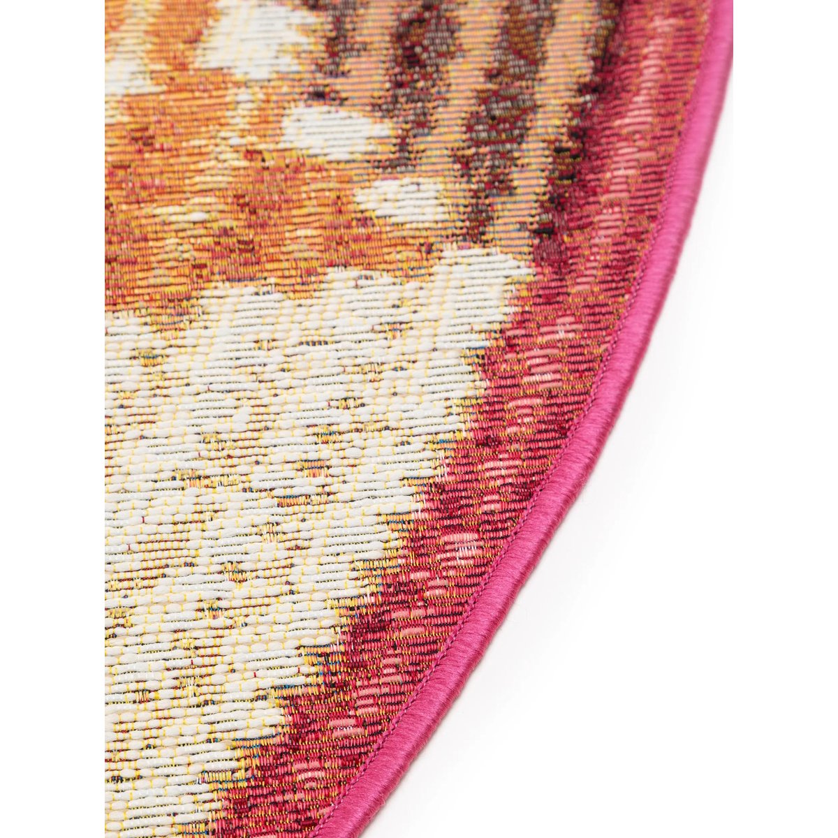 Tapis d'extérieur & intérieur rond KENYA multicouleur, BENUTA