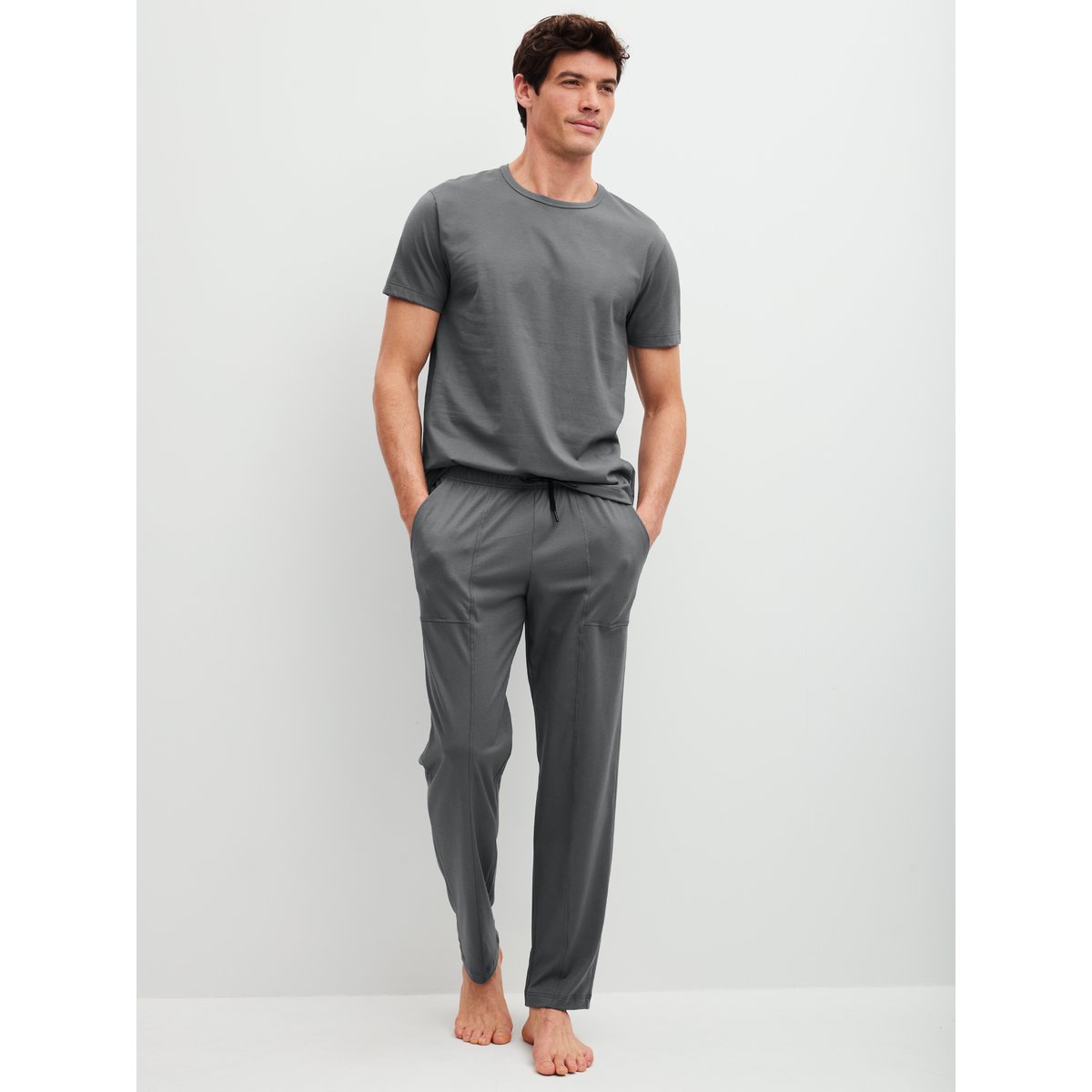 Pantalon Coton RMX SLEEP LEISURE tornado grey, CALIDA