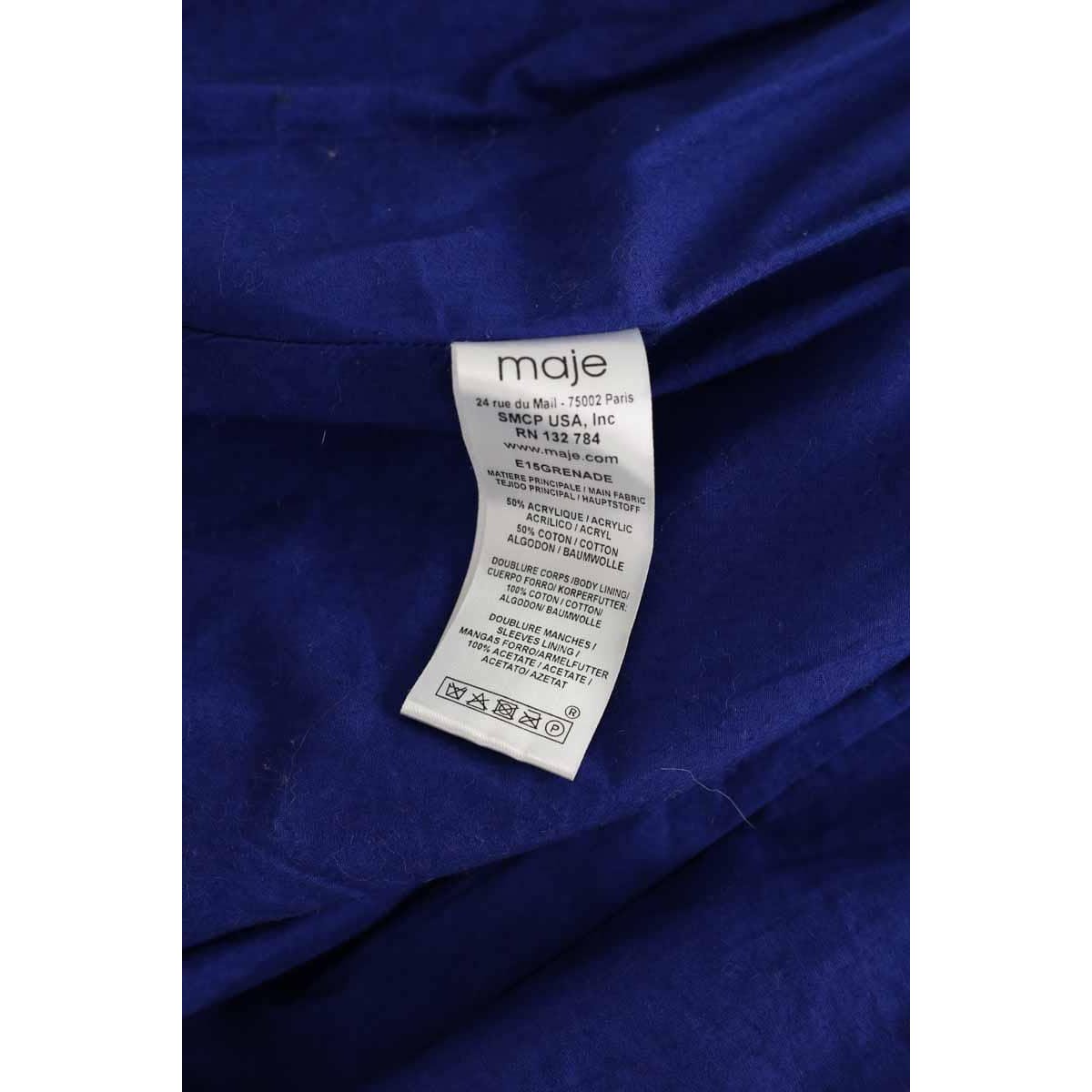 Manteau - Très Bon État bleu, MAJE
