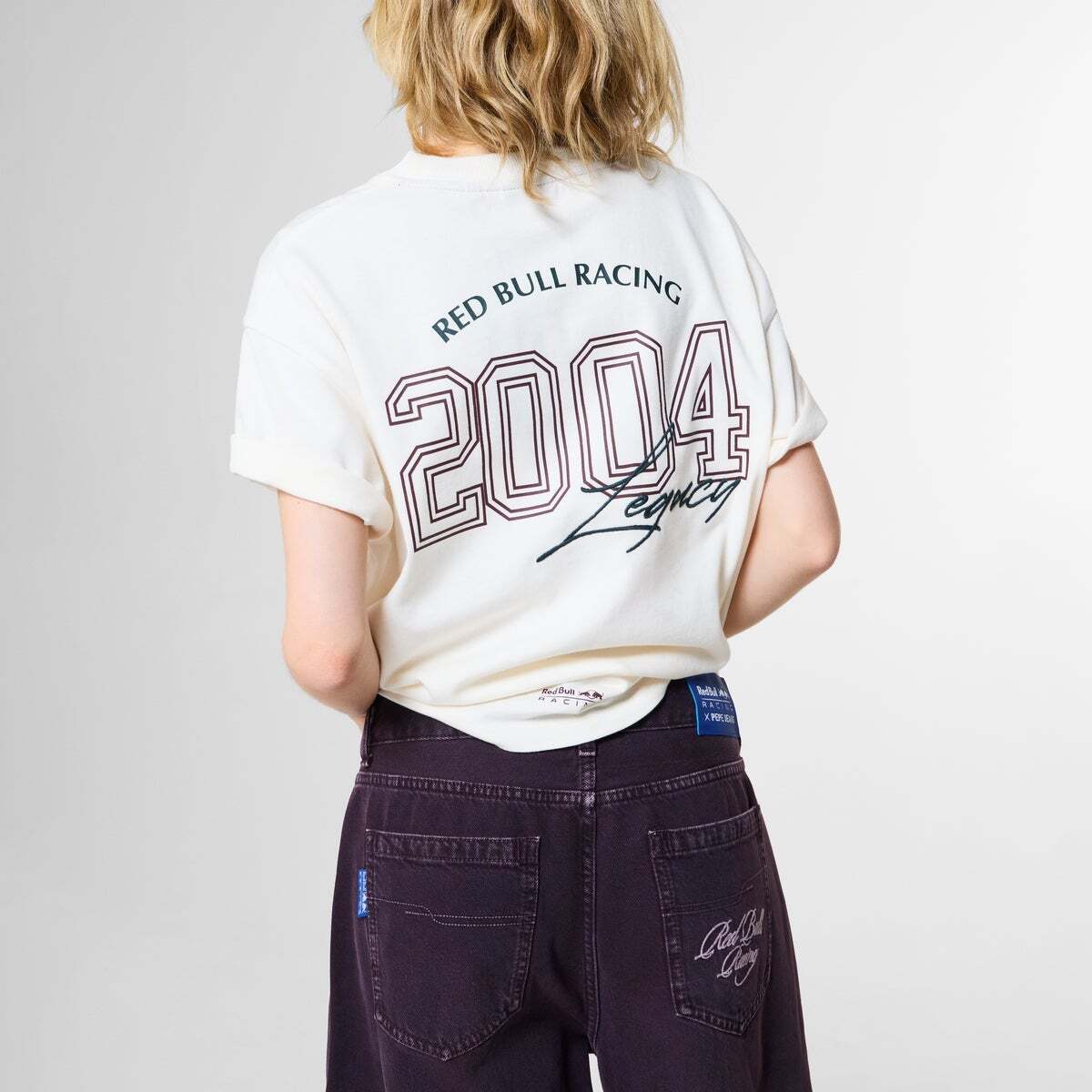 Red Bull Racing T-Shirt Coupe Loose Avec Imprimé Au Dos blanc cassé, PEPE JEANS