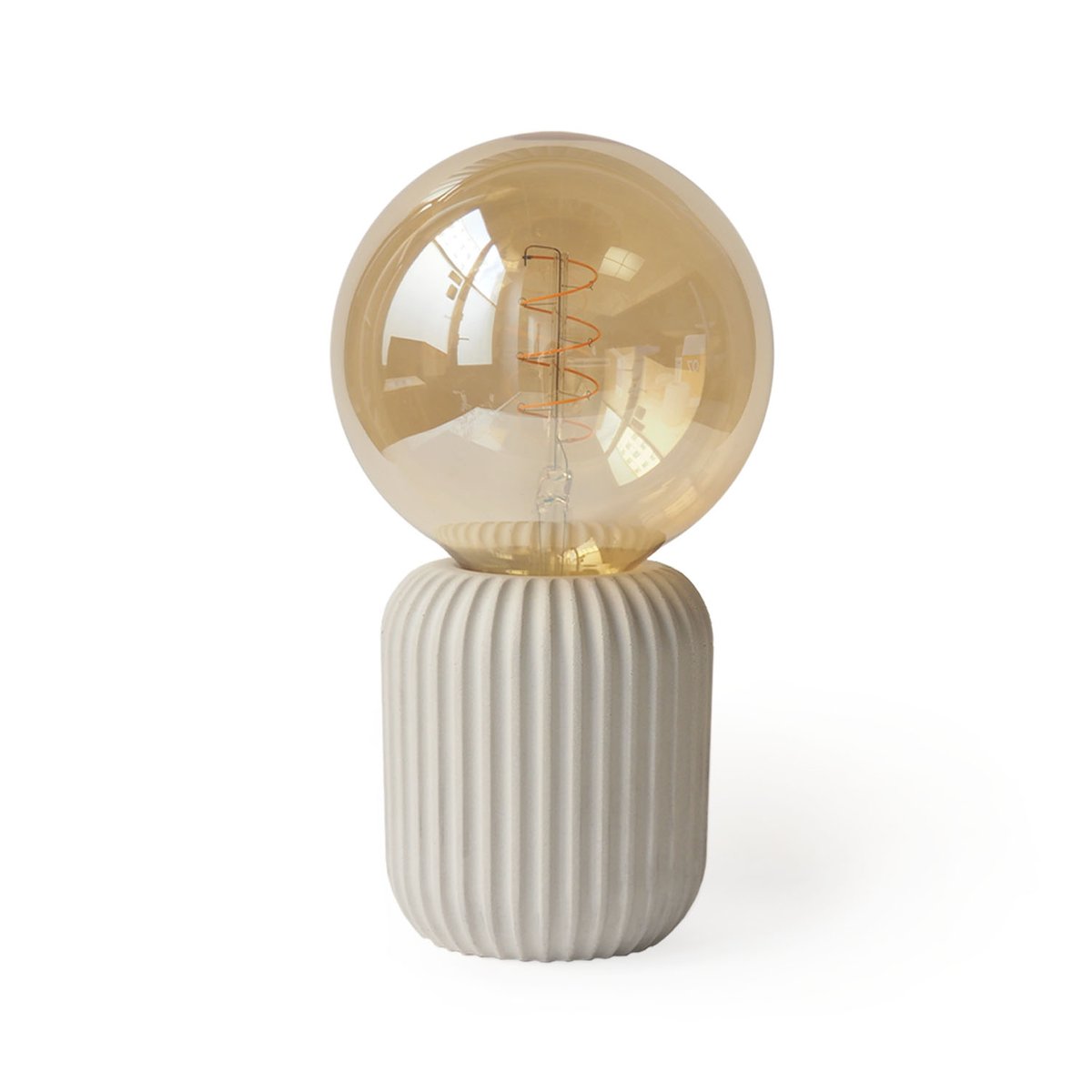 Lampe à poser béton - FROUFROU blanc, GONE'S