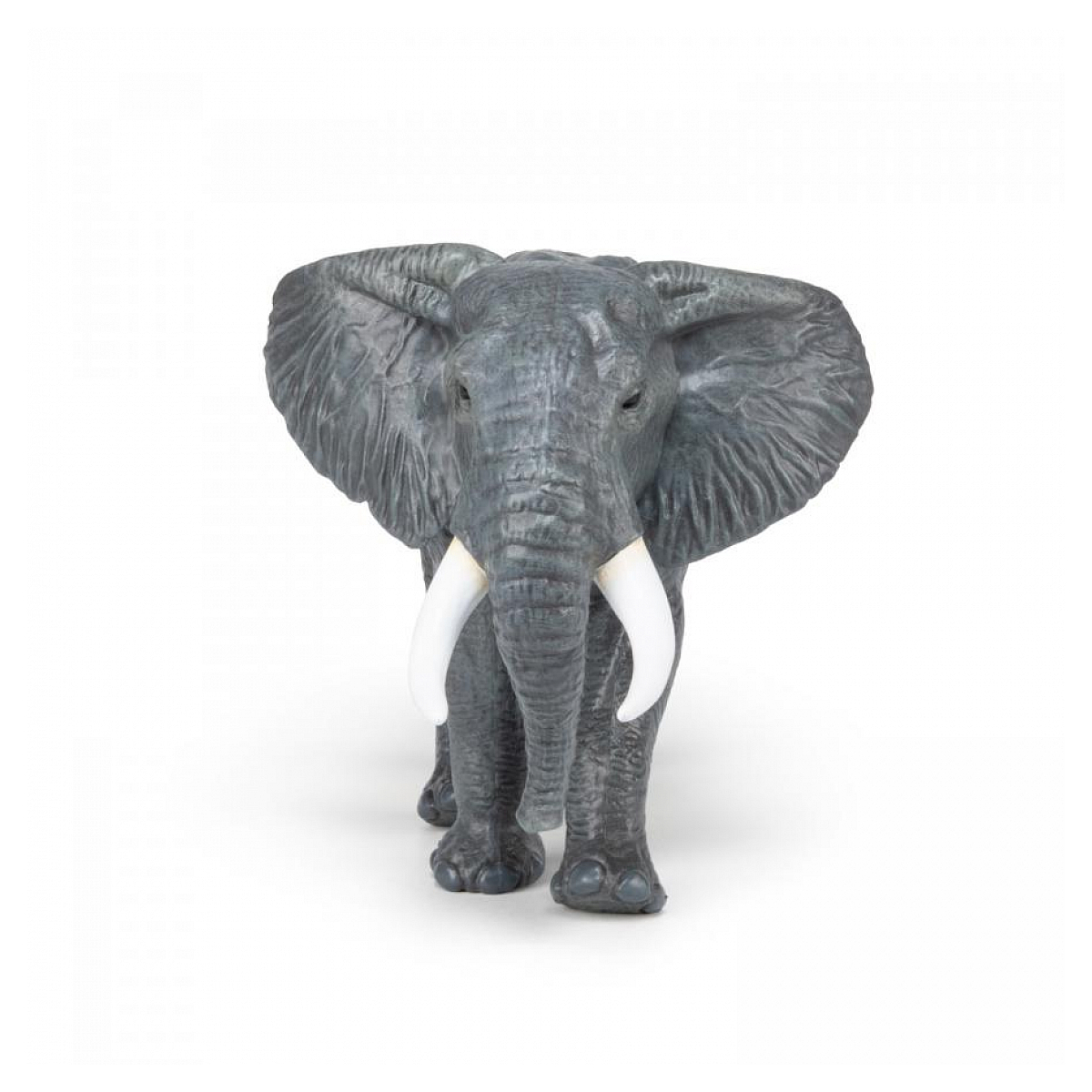Figurine Grand Eléphant d'Afrique gris, PAPO