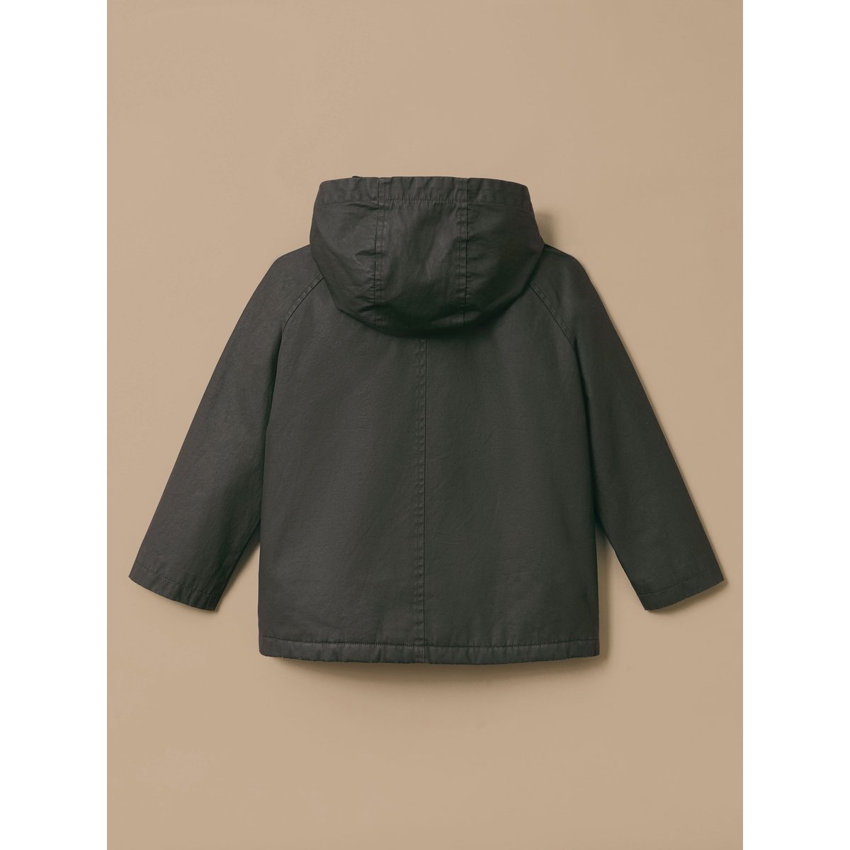 Veste en coton enduit vert fonce, CYRILLUS