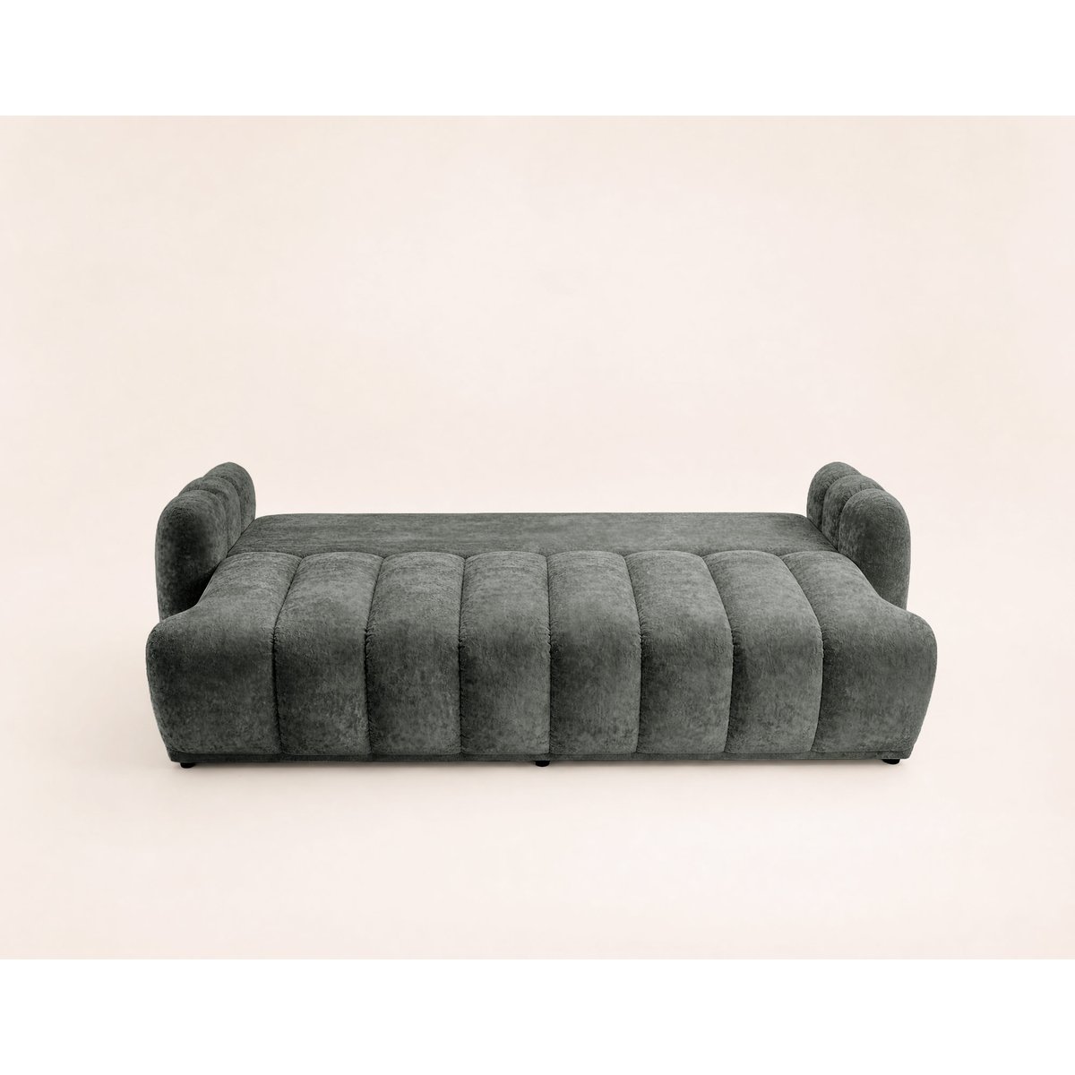 Canapé Convertible 3 places - SILVIA gris, BEST MOBILIER
