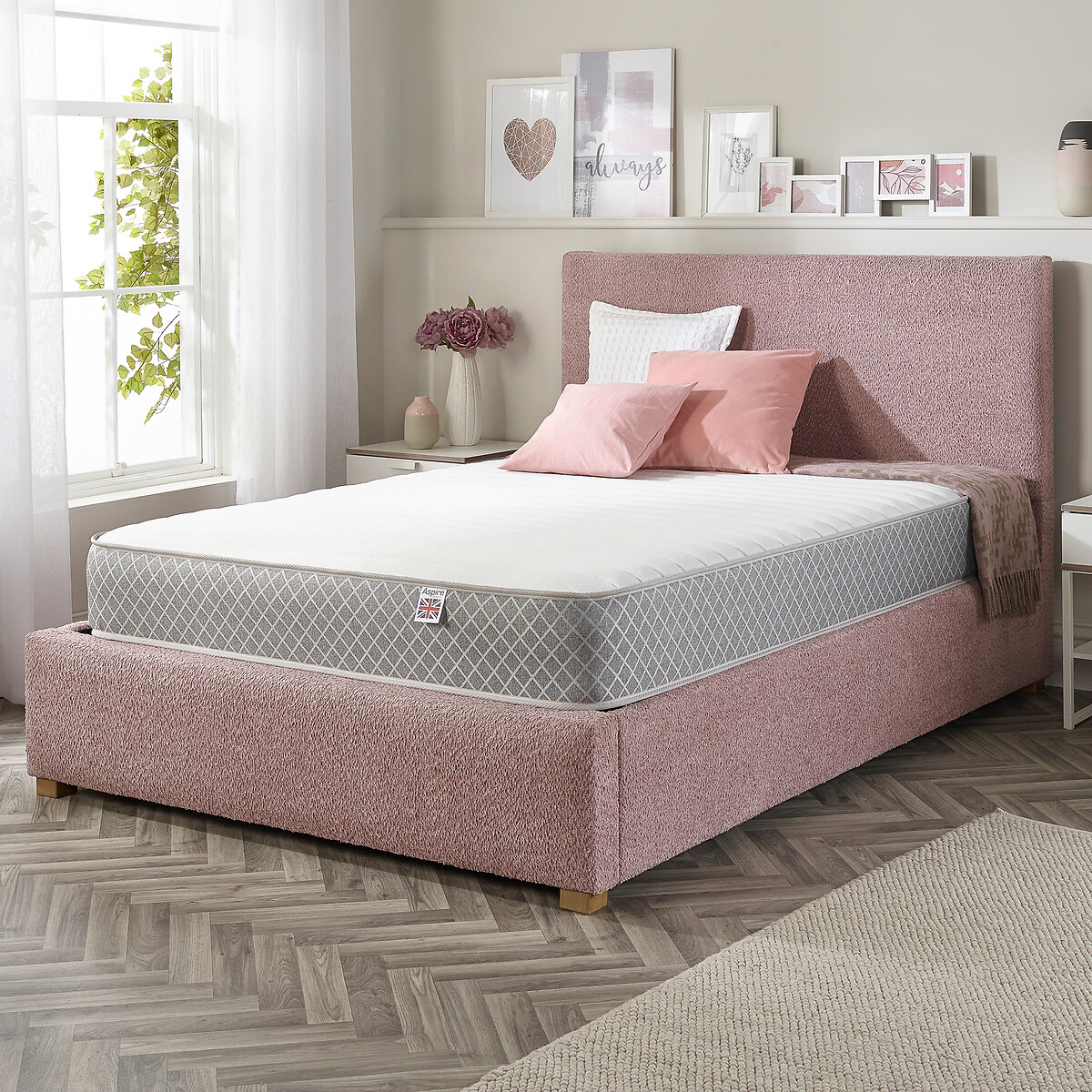 Hybrid Dual Layer Pro Eco Foam Mattress white, ASPIRE