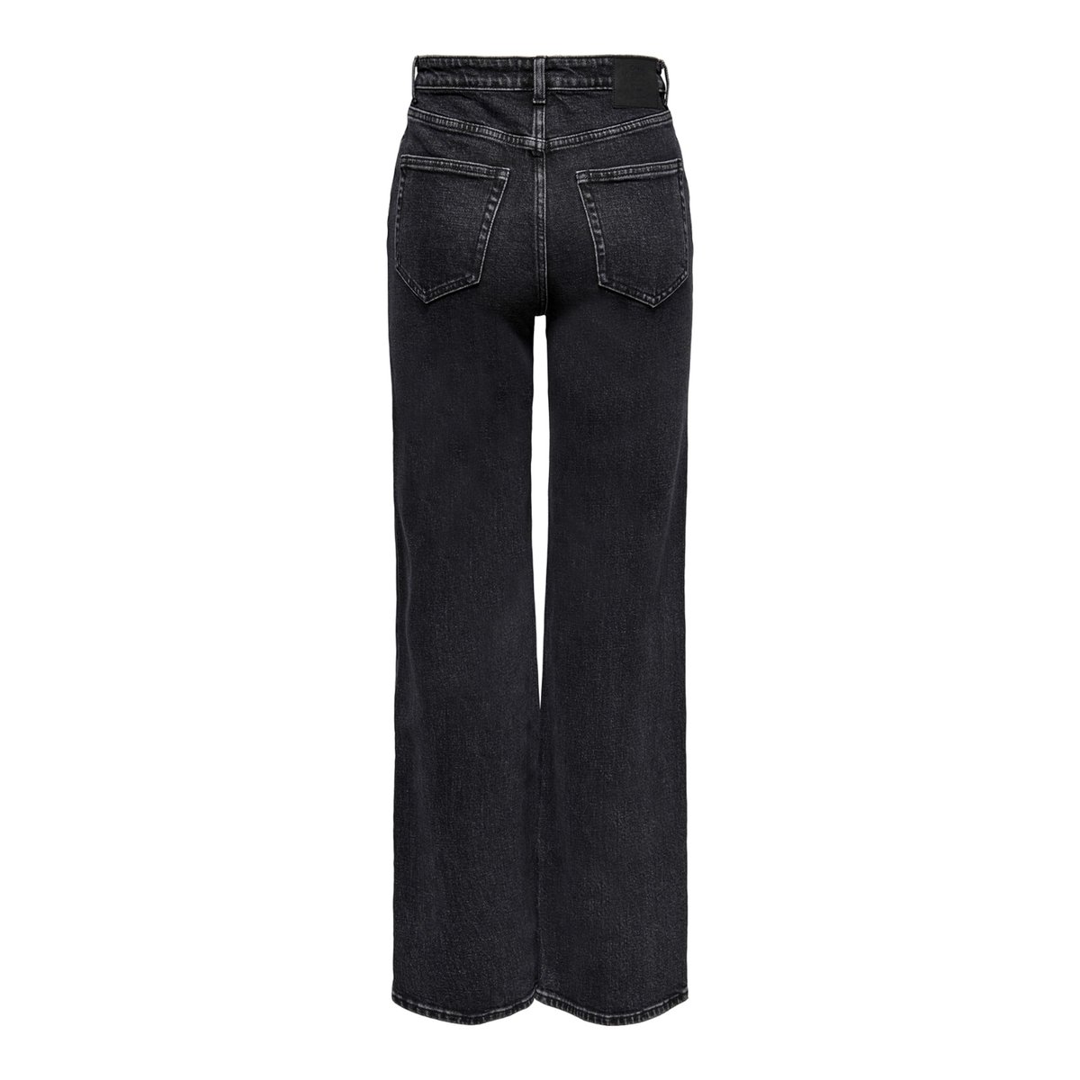 Jean À Jambe Large black denim, ONLY
