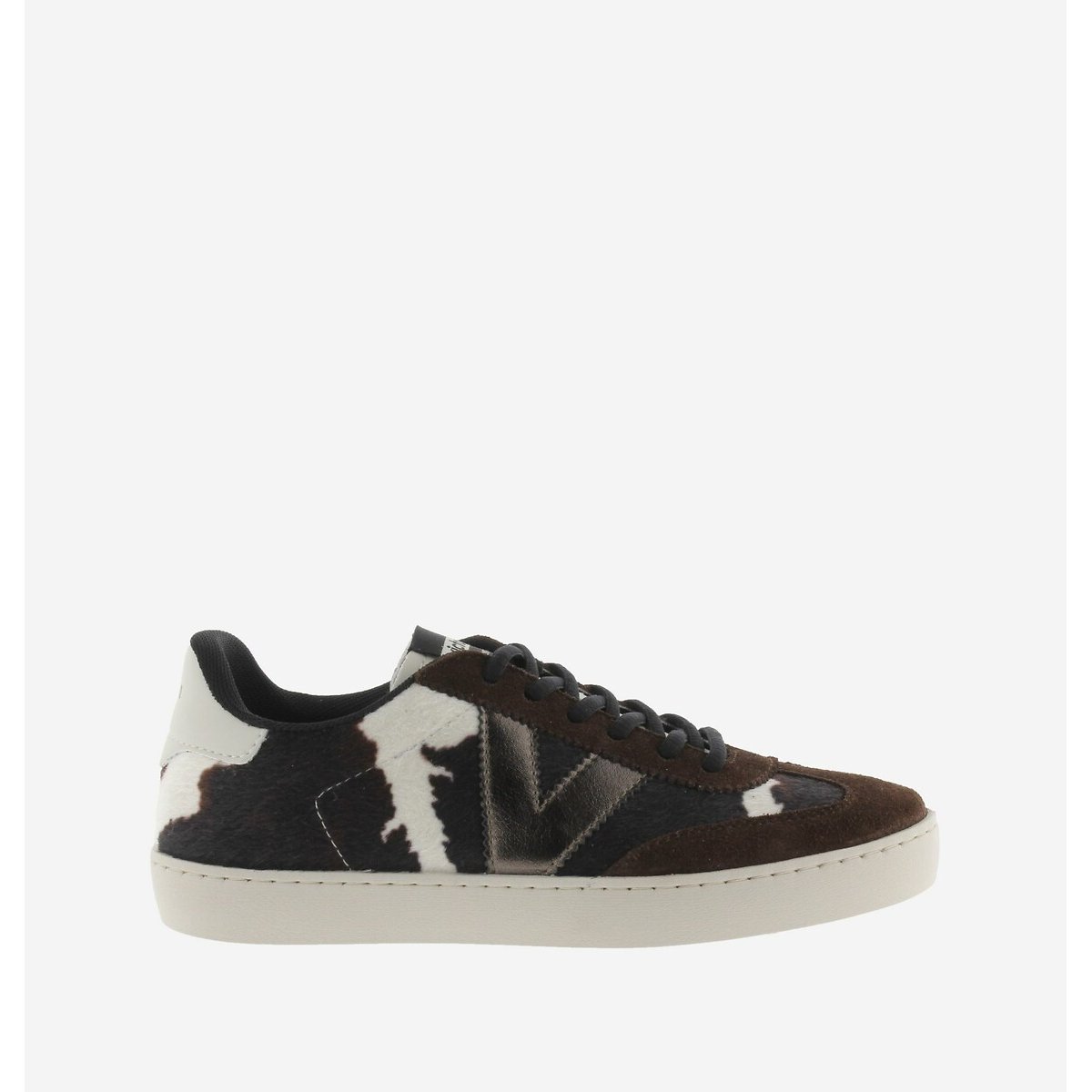 Berlin Ciclista Leather Trainers white/brown, VICTORIA