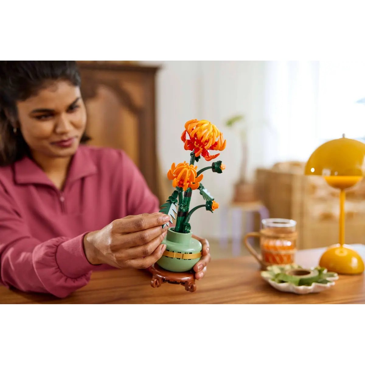 LEGO Icons - Set de Construction Chrysanthème 10368 - Décoration Florale pour Adultes multicolore, LEGO