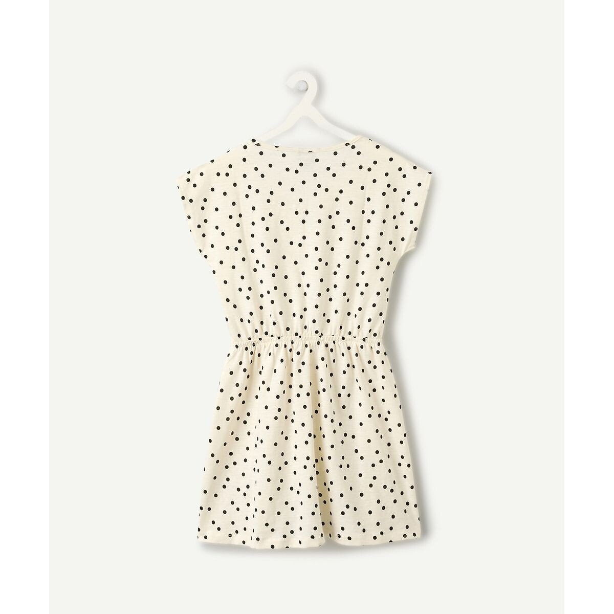 Vestido de mangas curtas às bolas estampado bolas, TAPE A L'OEIL