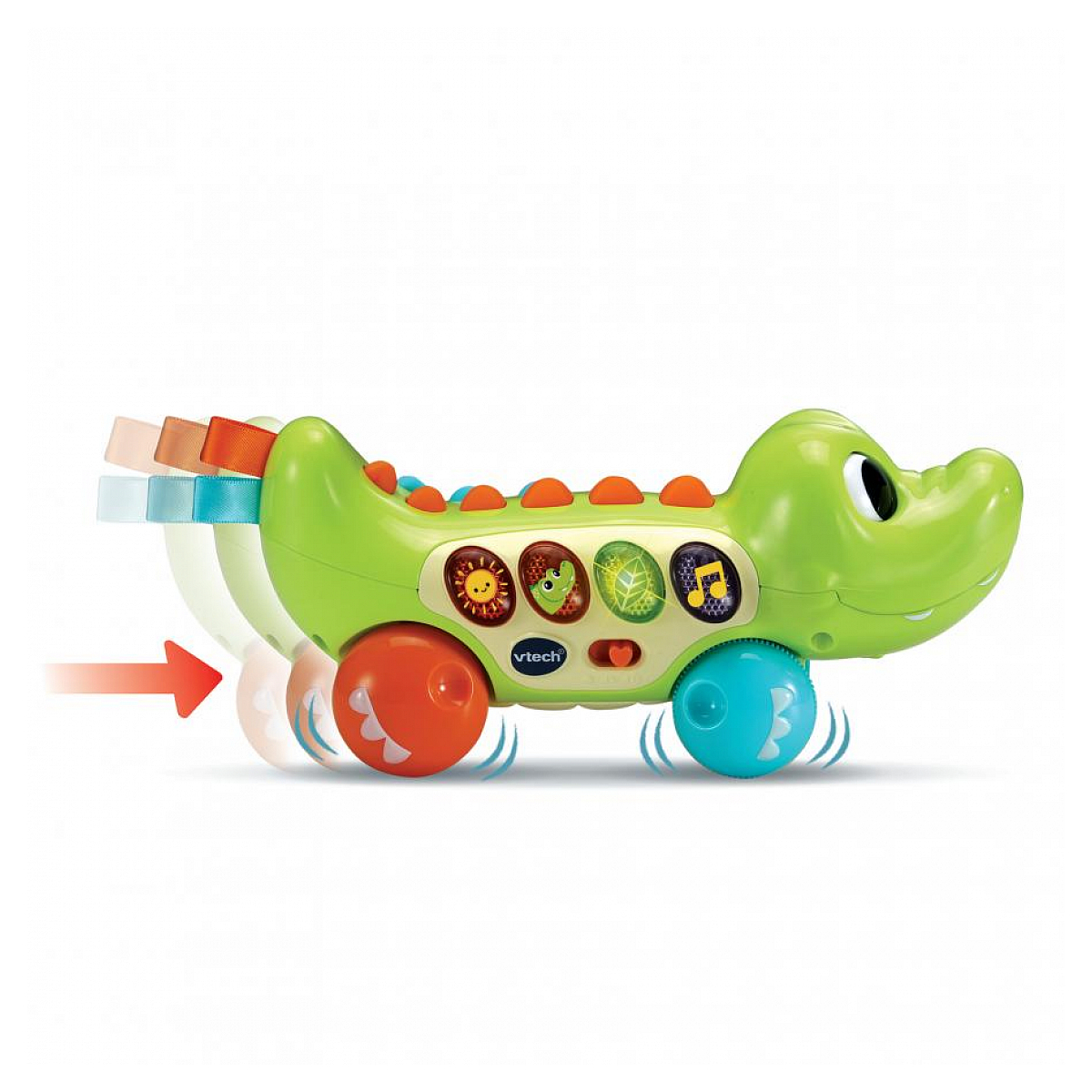 Rouli croco rigolo - Crocodile interactif couleur unique, VTECH