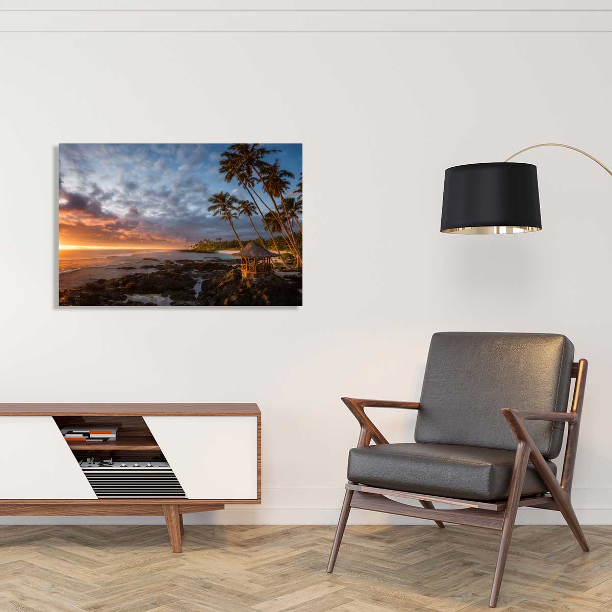 Tableau paradis beach tableau alu dibond, HEXOA