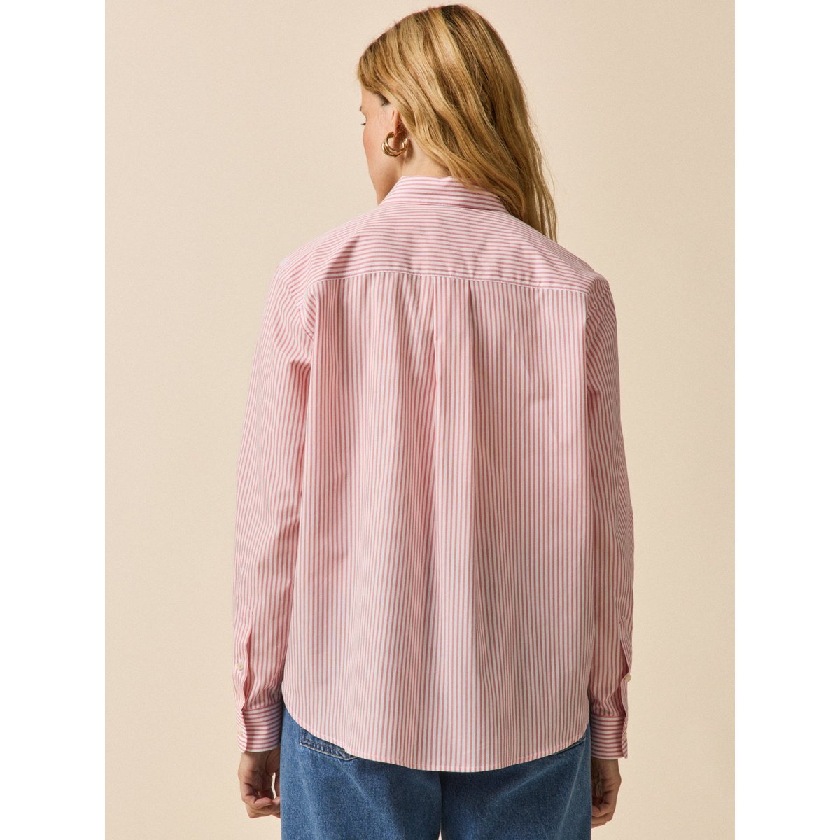 Chemise rayée - Coupe Gaby rayure rose, CYRILLUS
