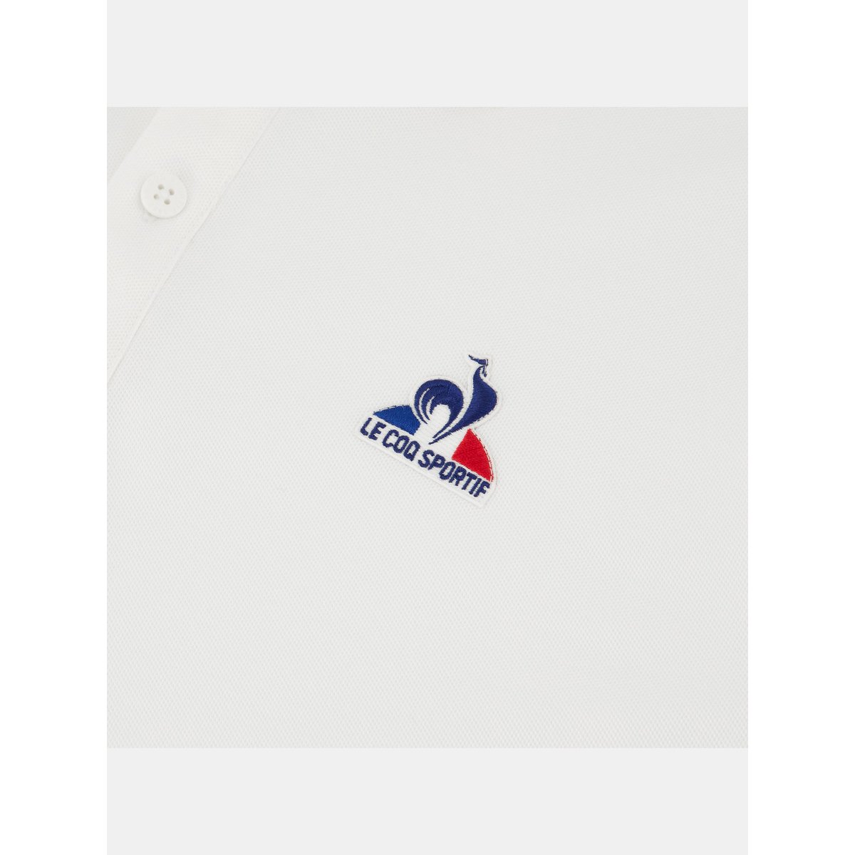 Polo Tricolore marshmallow, LE COQ SPORTIF