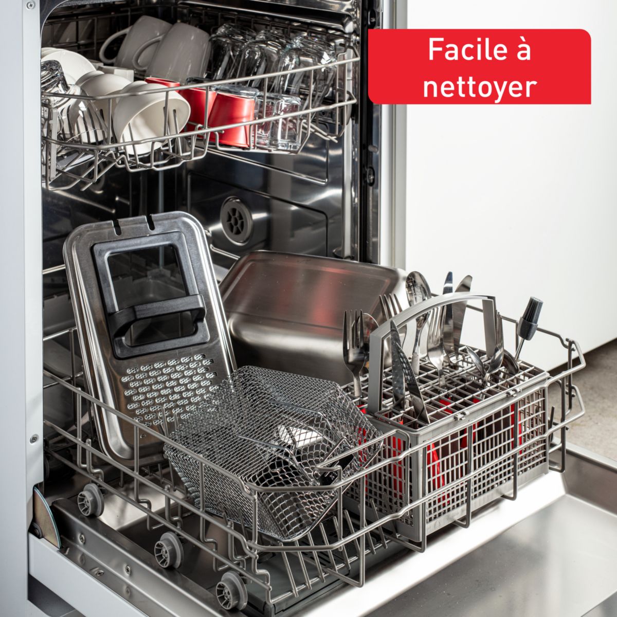 Friteuse semi-professionnelle FR804110 oleoclean pro couleur unique, TEFAL