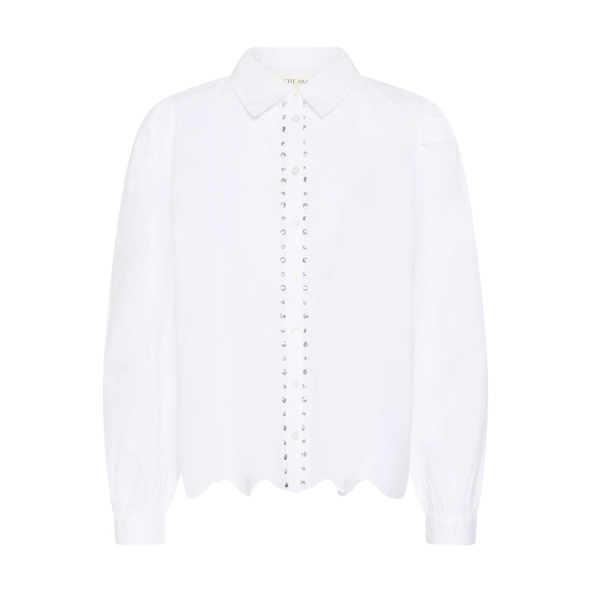Chemise à manches longues blanc snow white, CREAM