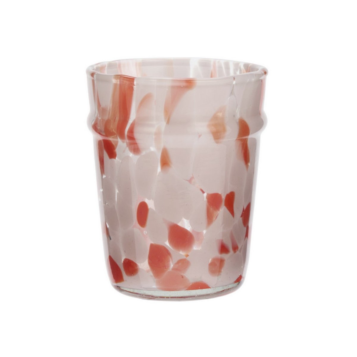 Verre à eau soufflé artisanal rose corail, MADAM STOLTZ