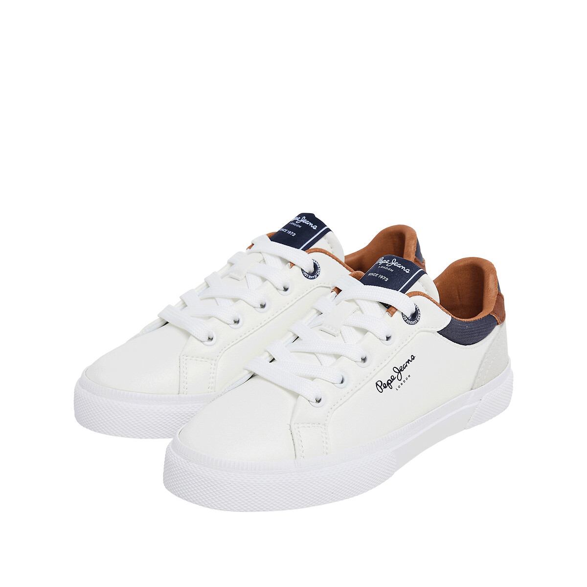 Baskets Kenton Court blanc, PEPE JEANS