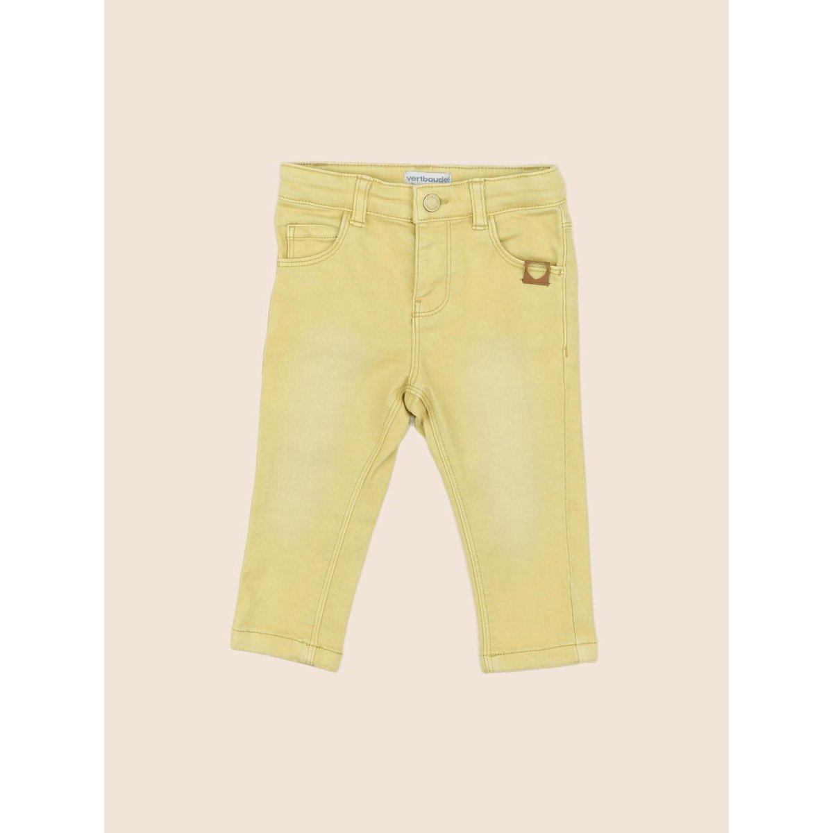 Pantalon - Très bon état jaune, VERTBAUDET