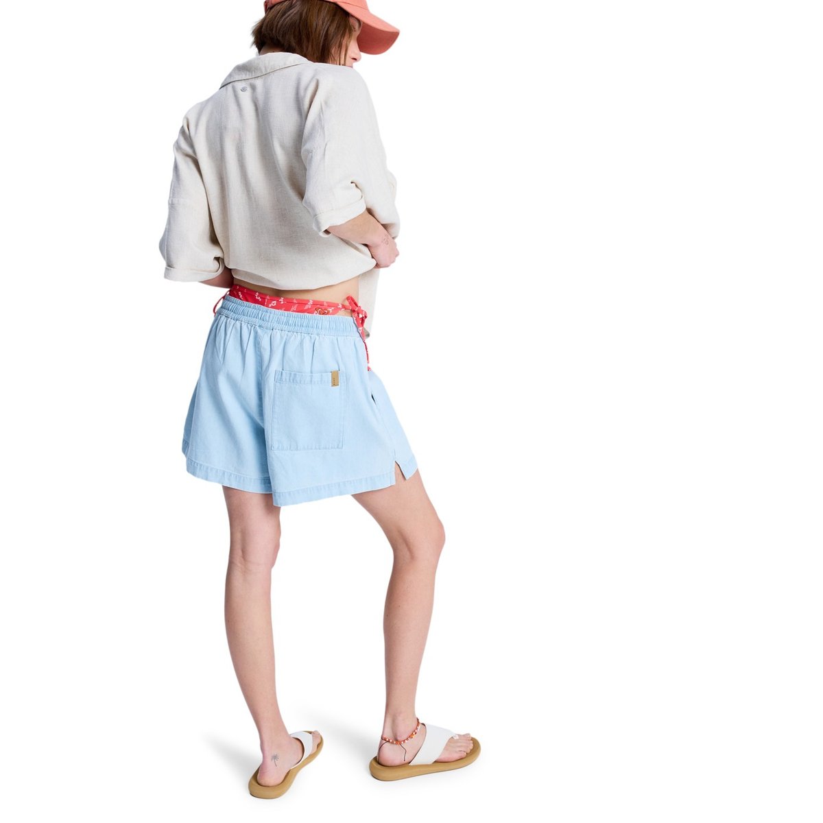 Short léger LEKEITIO BREAK. bleu light blue, ROXY