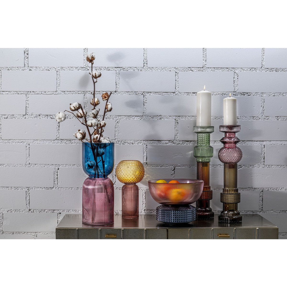 Coupe en verre, MARVELOUS rose, KARE DESIGN