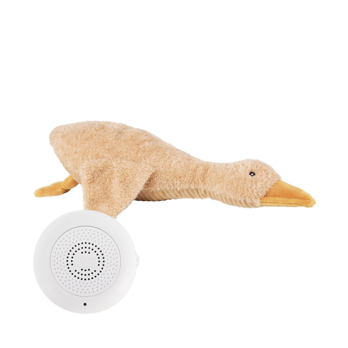 Peluche bruit blanc rechargeable beige, FLOW