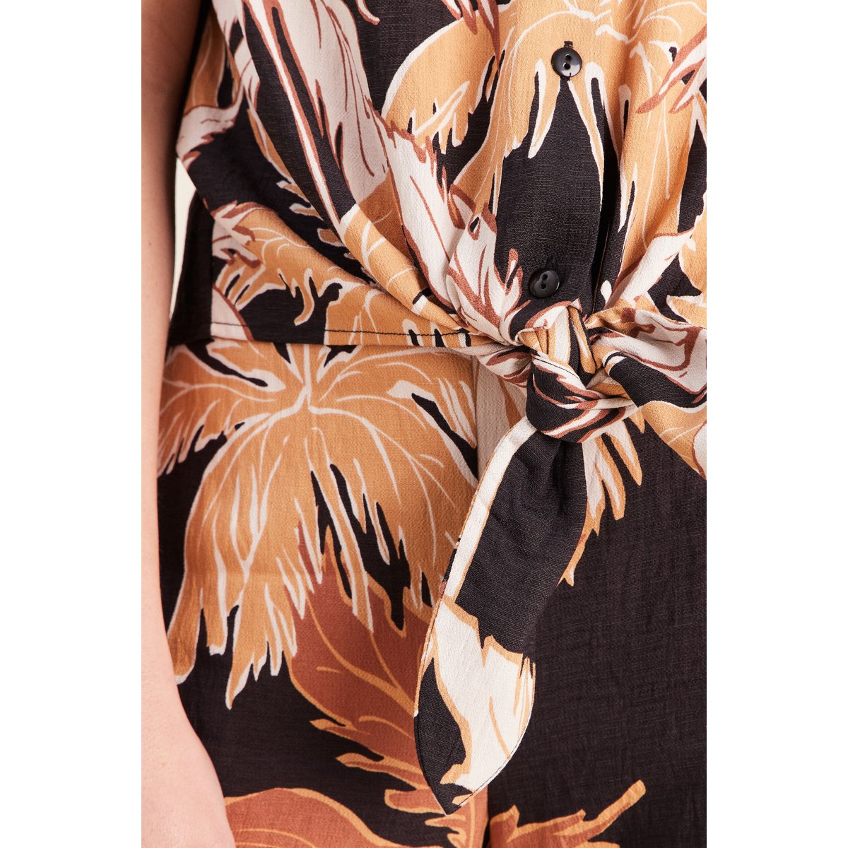 Chemise fluide manches courtes noir, BREAL