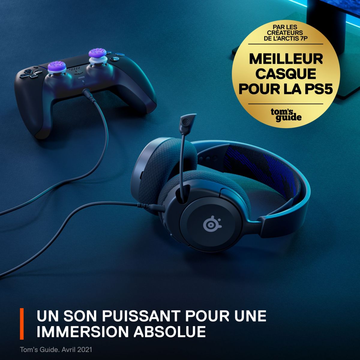 Casque gamer Arctis Nova 1 P noir, STEELSERIES