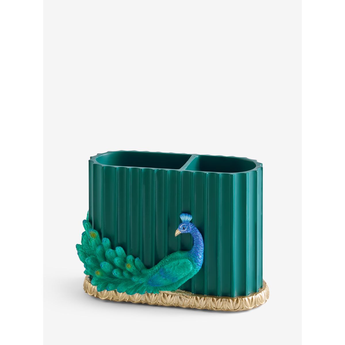 Porte-brosse à dents avec paon benedict bleu, NEXT