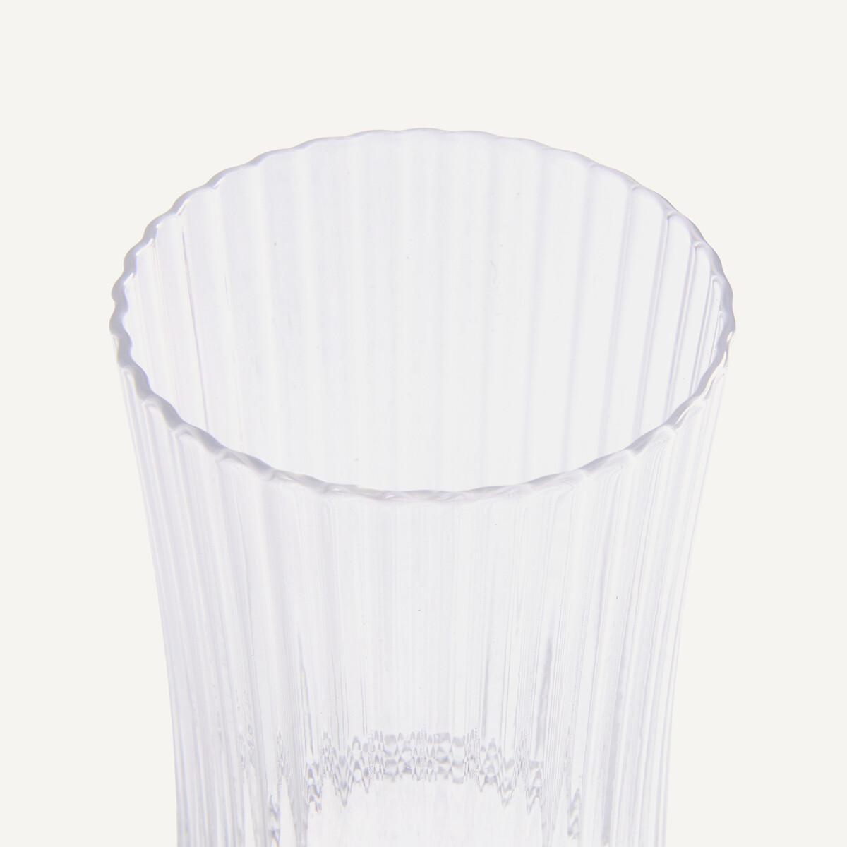 Lot de 6 verres à jus, en verre ciselé, ALUR transparent, AM.PM