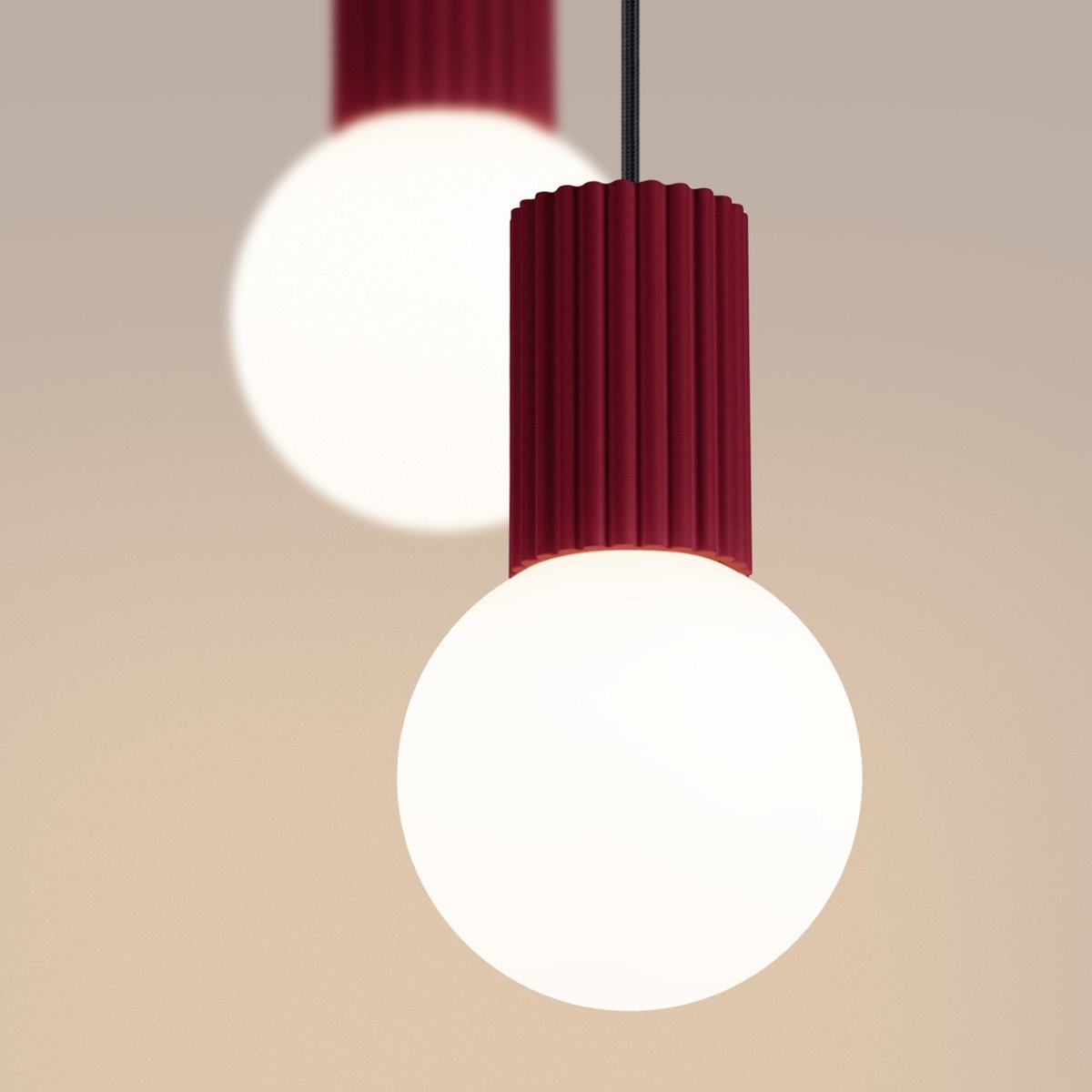 Suspension Aluminium Bourgogne G9 2 Halo bourgogne, EDEN